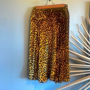 Vintage Leopard print skirt.